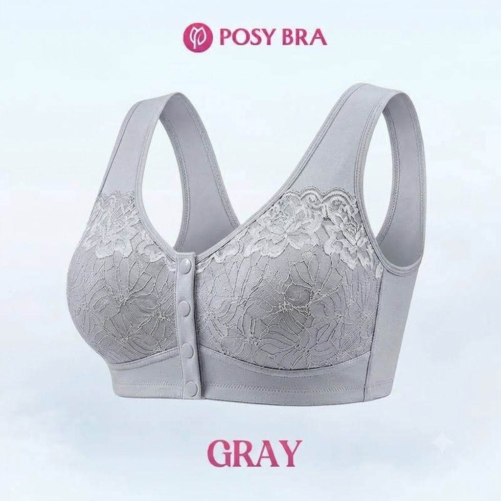 Posy Bra - Comfortable Front Closure Cotton Shaping Bra for Seniors