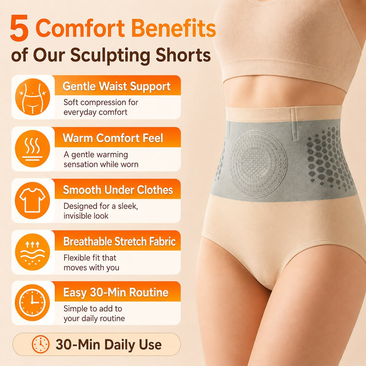 š”ļø2026 Moringa & Berberine 4-in-1 Micro-Particle Shaping & Fat Burning Shorts