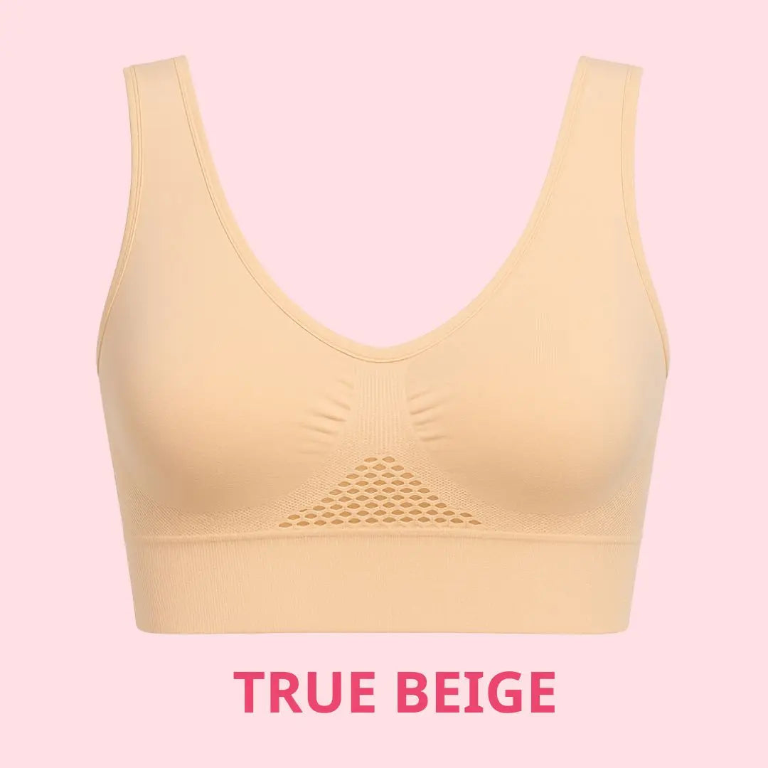 Hana Bra - Pure Cotton Buttonless Comfy Lifting Bra