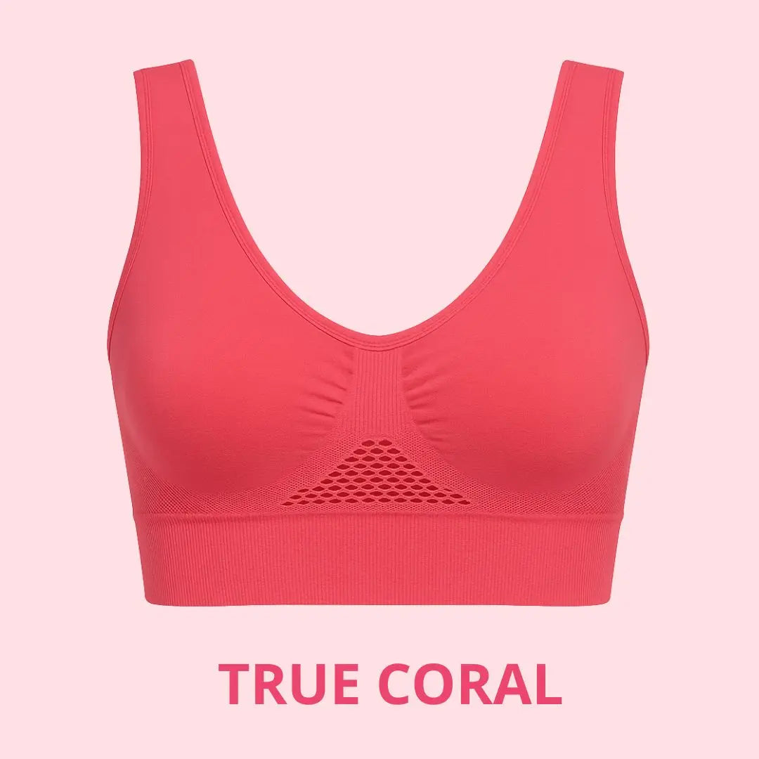 Hana Bra - Pure Cotton Buttonless Comfy Lifting Bra