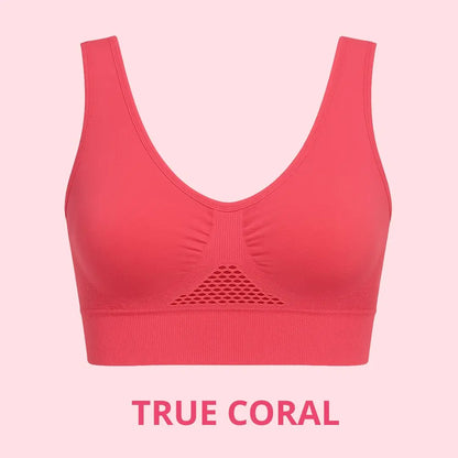 Hana Bra - Pure Cotton Buttonless Comfy Lifting Bra