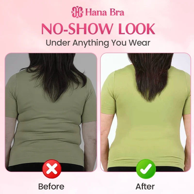 Hana Bra - Pure Cotton Buttonless Comfy Lifting Bra