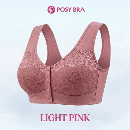 Posy Bra - Comfortable Front Closure Cotton Shaping Bra for Seniors
