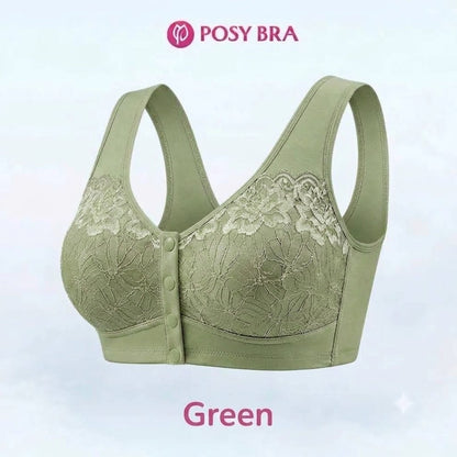 Posy Bra - Comfortable Front Closure Cotton Shaping Bra for Seniors