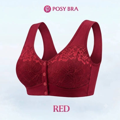 Posy Bra - Comfortable Front Closure Cotton Shaping Bra for Seniors