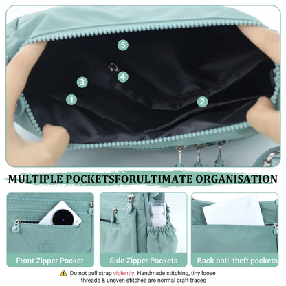 Women's Nylon Anti-Theft Crossbody & Shoulder Bag - Gifts for Women