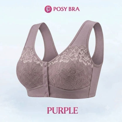 Posy Bra - Comfortable Front Closure Cotton Shaping Bra for Seniors