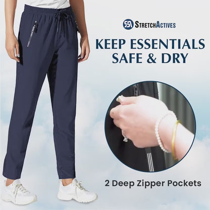 StretchActive - Women's Ultra Soft Stretch Perfect Drape Casual Pants