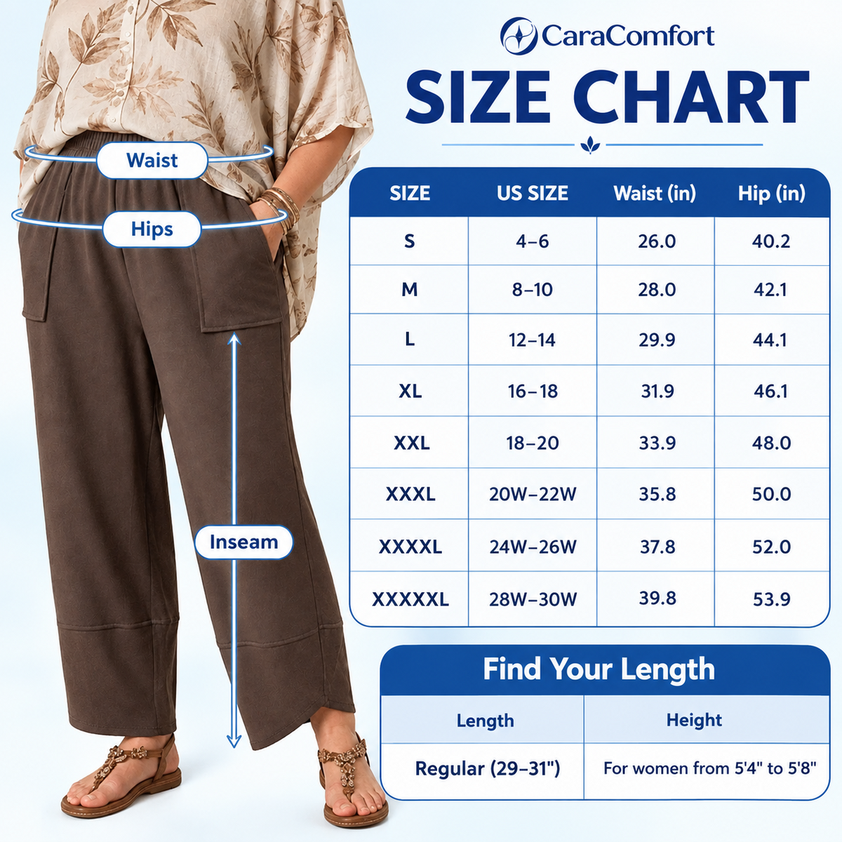 CaraComfort - Women's Ultra Stretch Soft Comfort Casual Pants
