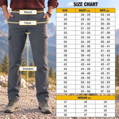 RuggedEase - Men's Comfort Flex Waist Utility Cargo Pants