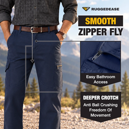 RuggedEase - Men's Comfort Flex Waist Utility Cargo Pants