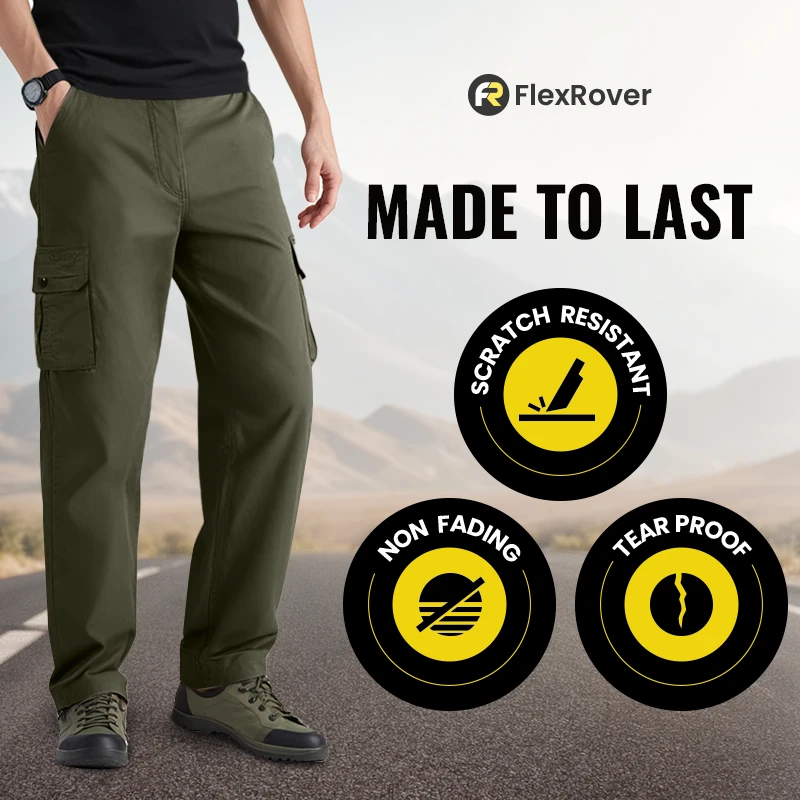 FlexRover - LAST DAY 70% OFF - Ultra Comfort Flex Fit Durable Cargo Pants