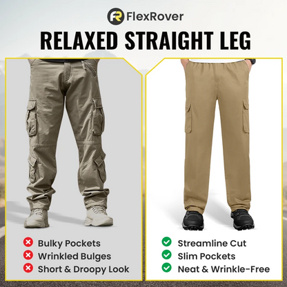 FlexRover - LAST DAY 70% OFF - Ultra Comfort Flex Fit Durable Cargo Pants