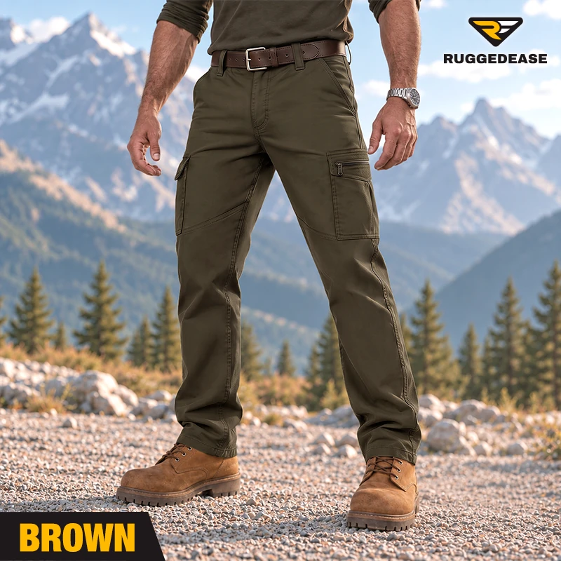 RuggedEase - Men's Comfort Flex Waist Utility Cargo Pants