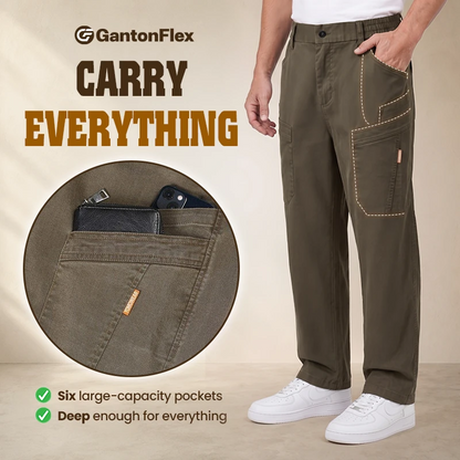 GantonFlex - Men's 6-Pocket Classic Straight Fit Jeans
